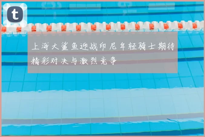 上海大鲨鱼迎战印尼年轻骑士期待精彩对决与激烈竞争
