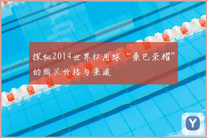 探秘2014世界杯用球“桑巴荣耀”的购买价格与渠道